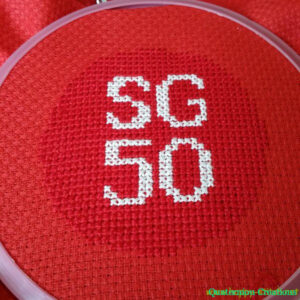 SG50 stitched by Craftty Craken
