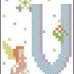 Fairy Alphabet V free cross stitch pattern