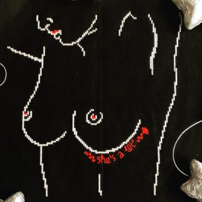 She's a lot - statement cross stitch pattern