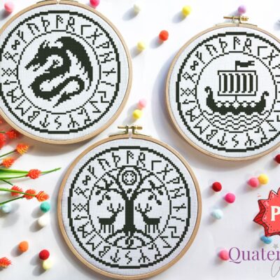 Viking Cross Stitch Set