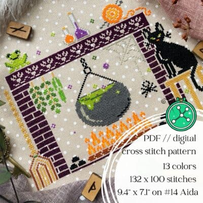 Witches kitchen cross stitch patterns