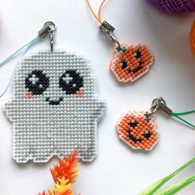Cute Ghost cross stitch pattern