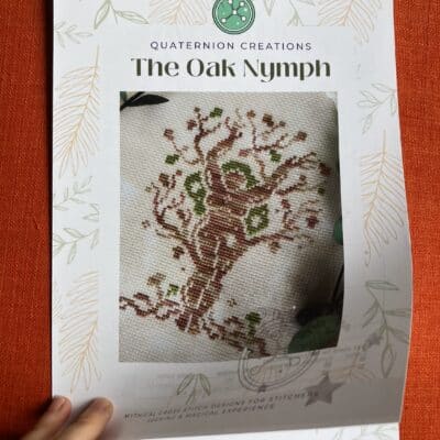 Oak Nymph cross stitch pattern