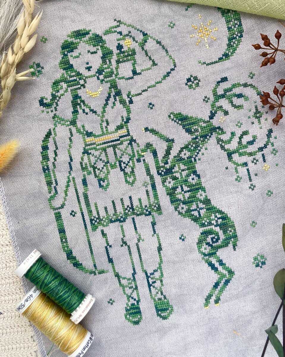 Artemis cross stitch pattern