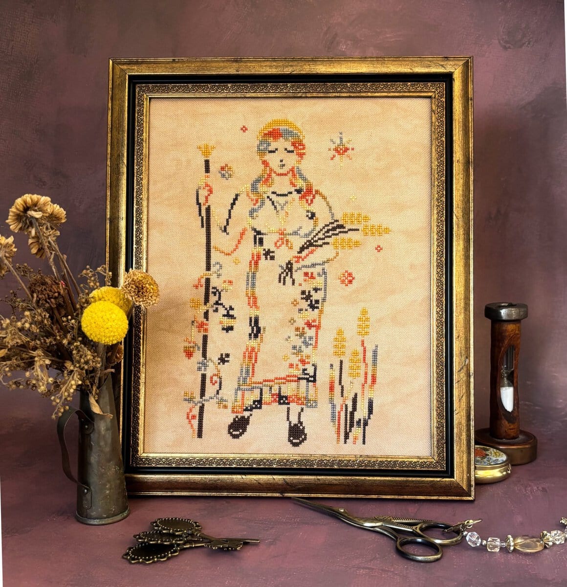 Demeter cross stitch pattern