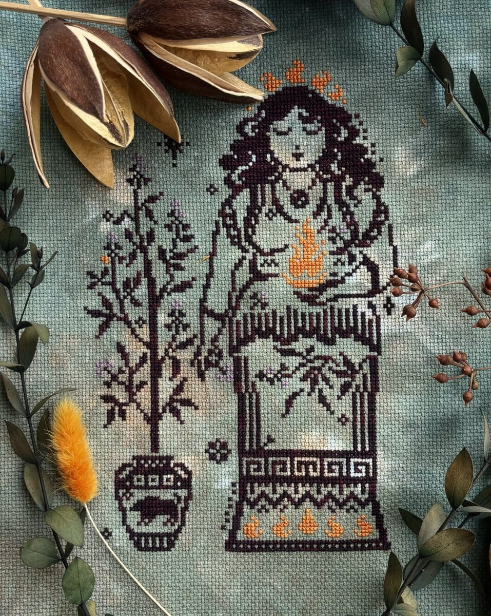 Goddess Hestia Cross Stitch Pattern - Image 3