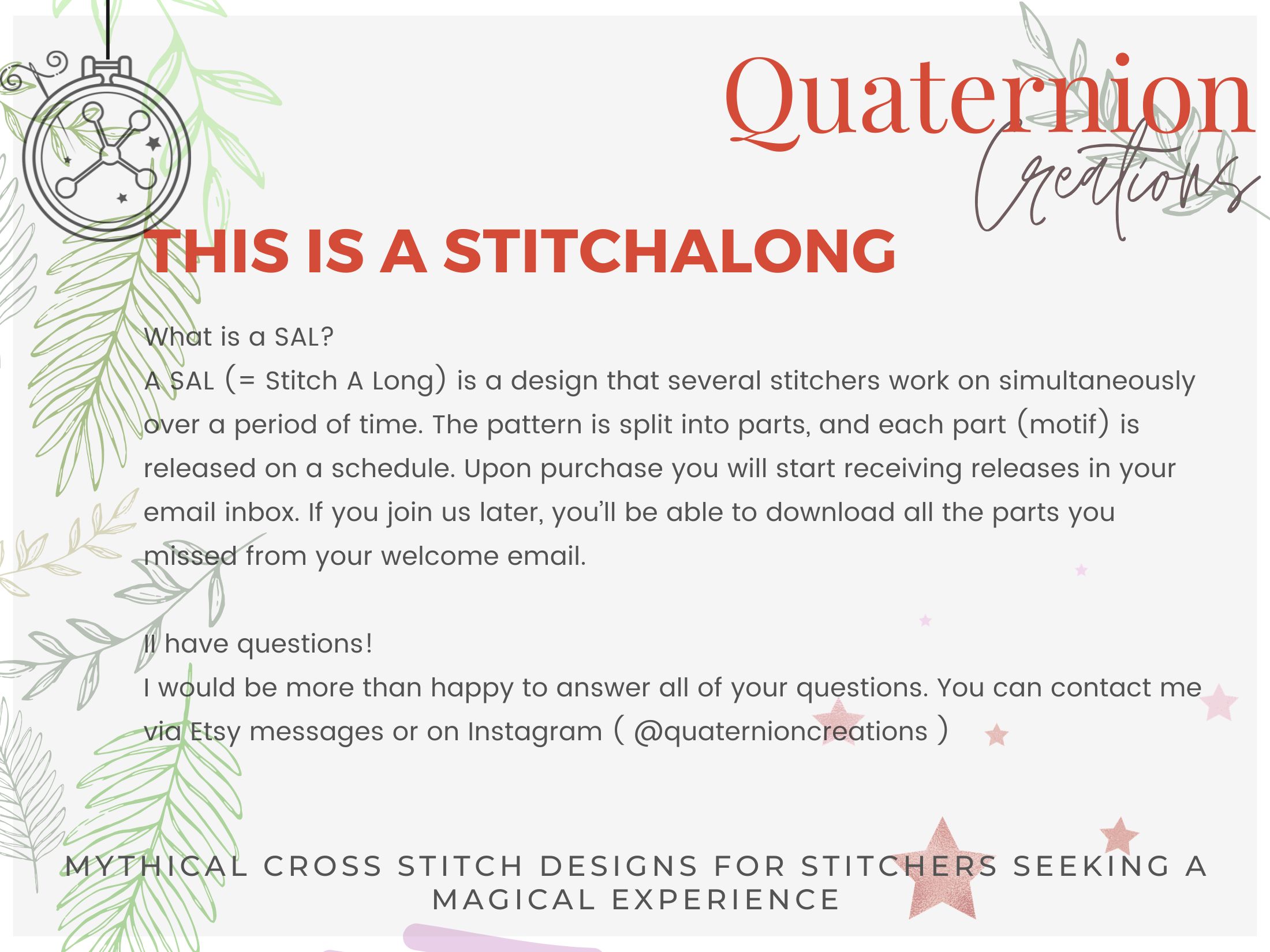 Stitchalong information